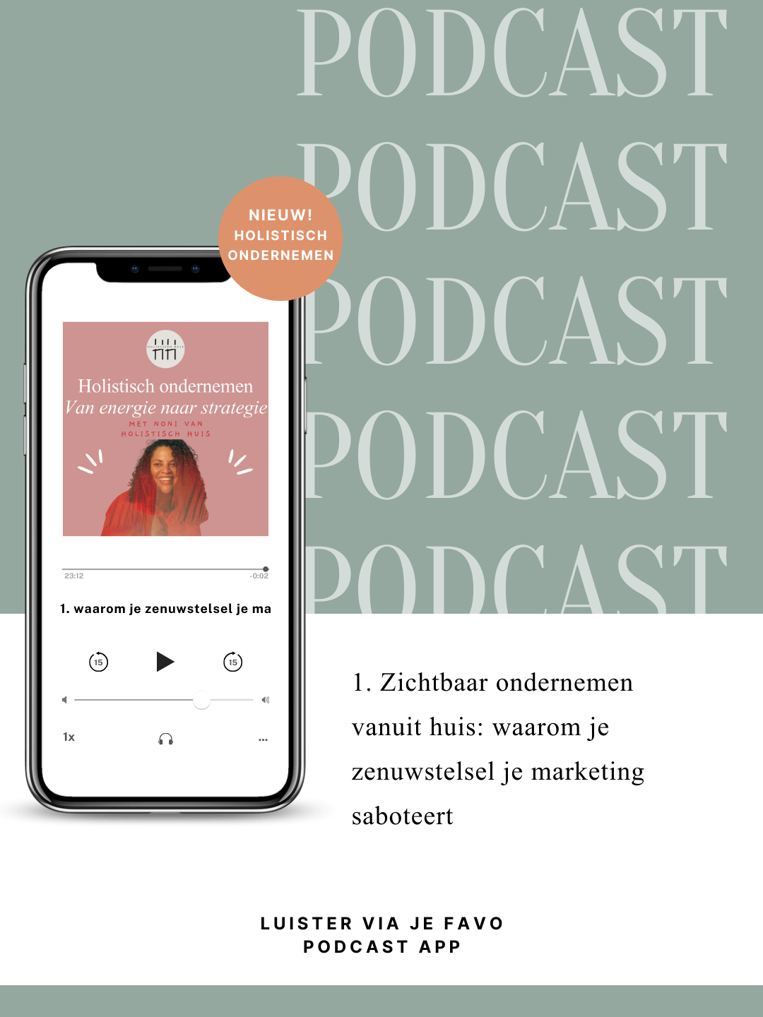 aflevering 1 holistisch ondernemen zichtbaarheid vanuit huis waarom je zenuwstelsel je marketing saboteert