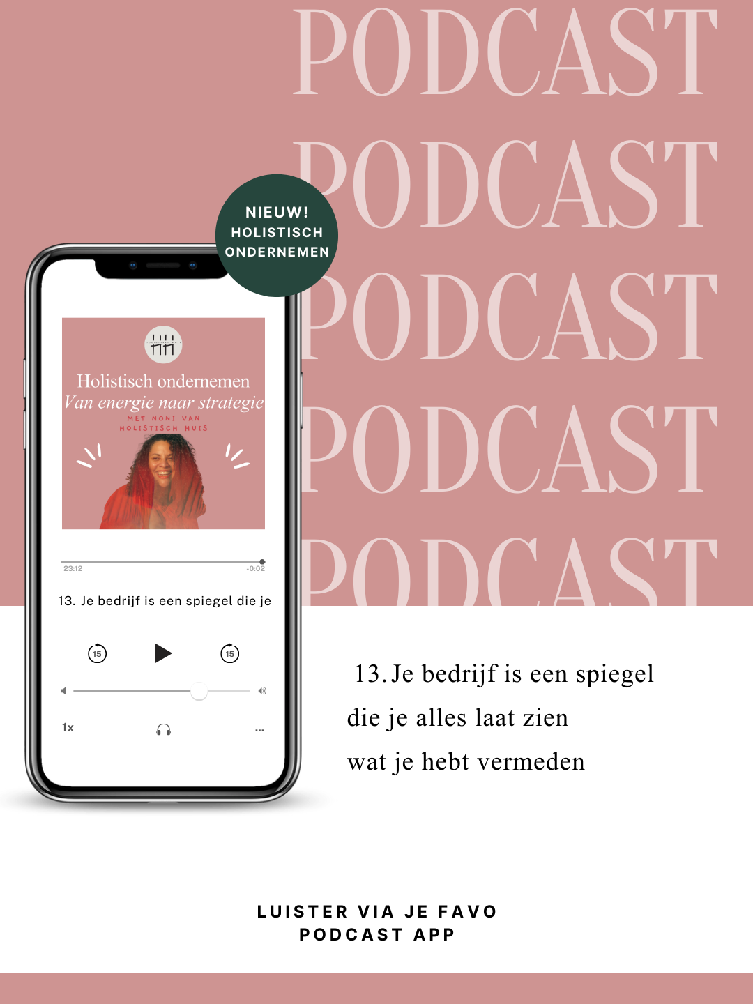 Je bedrijf is een spiegel die je alles laat zien wat je hebt vermeden